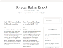Tablet Screenshot of boracayitalianresort.com